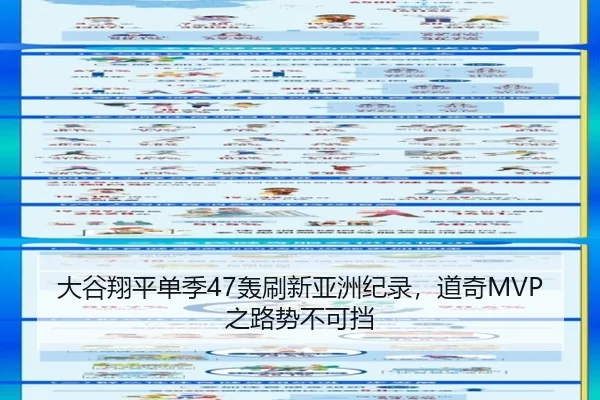 大谷翔平单季47轰刷新亚洲纪录，道奇MVP之路势不可挡